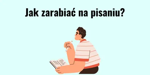 Mężczyzna z notatnikiem i długopisem zastanawia się, jak sprzedać tekst piosenki.