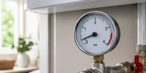 Manometr wskazuje niskie ciśnienie. Zastanawiasz się, dlaczego spada ciśnienie wody w piecu gazowym? Sprawdź szczelność instalacji.