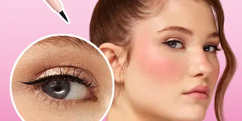 Eyeliner cos'è? Un tratto di matita nera definisce l'occhio, evidenziando lo sguardo con un'ala elegante.