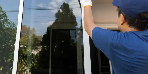 Instalador ajusta cristal de ventana. Consulta el precio cambiar cristal ventana para tu hogar.