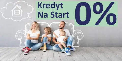 Rodzina marzy o domu. Kredyt dla młodych na start 0%.