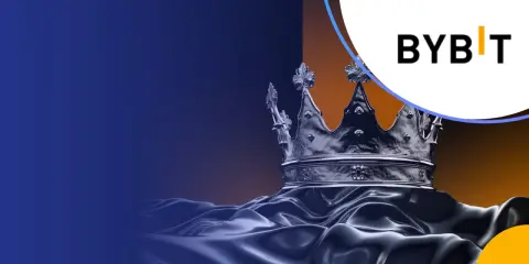 Korona na jedwabiu, symbol potęgi na giełdzie Bybit.