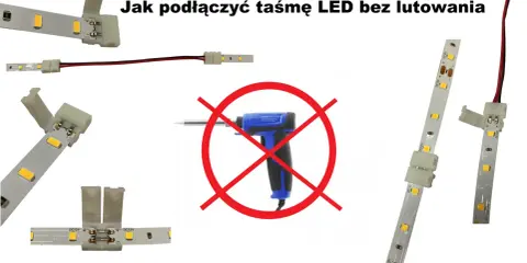 Proste podłączenie taśmy LED 230V bez lutowania. Zobacz, jak łatwo połączyć paski LED za pomocą klipsów.