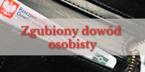 Fragment polskiego dowodu osobistego w czarnym portfelu.