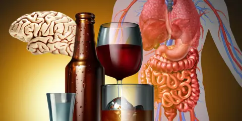 Mózg, płuca, żołądek i jelita obok alkoholu. Czy alkohol zakwasza organizm?