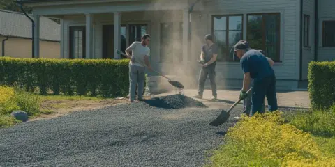 Podjazd z kruszywa: budowa krok po kroku. Trwałość i oszczędność!