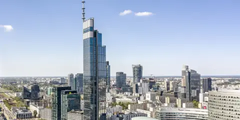 Varso Tower: 53 piętra, 310m najwyższy budynek w Warszawie
