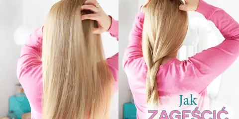 Dwie wersje fryzury: rozpuszczone blond włosy i warkocz. Poradnik: jak zagęścić włosy.