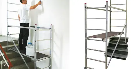 Rusztowanie na schody: Bezpieczny montaż krok po kroku. Uniknij błędów!