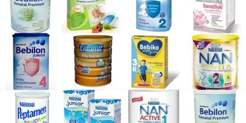 Ranking mlek modyfikowanych: Bebilon Nenatal Premium, Bebiko HA 2, Bebilon Junior, Enfamil Premium, NAN EXPERT Sensitive, NAN ProHA 2, NAN ACTIVE 1.