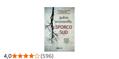 Copertina del libro "Sporco Sud" di John Connolly, con una nuova indagine per Charlie Parker.