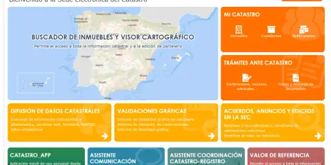 Portal del Catastro español. Accede a información catastral, trámites y el valor de referencia de inmuebles.