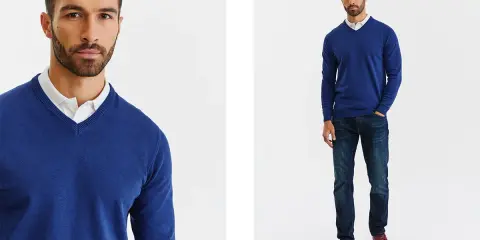V-neck: Co pod sweter z dekoltem w serek? Sekrety stylizacji.