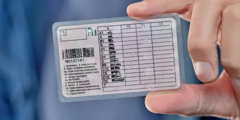 Prawo jazdy w dłoni, symbol wolności i odpowiedzialności. Ważność dokumentu to klucz do swobodnego poruszania się.