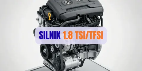 Silnik 1.8 TSI/TFSI Volkswagena, gotowy do pracy.