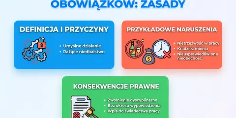 Zwolnienie dyscyplinarne krok po kroku: uniknij błędów, chroń firmę