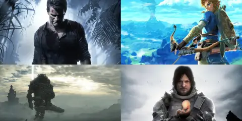 Nathan Drake, Link, a colossus i Sam Porter Bridges – bohaterowie najlepszych gier przygodowych.