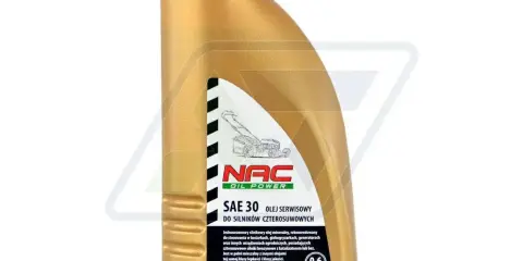 Jaki olej do kosiarki NAC? SAE 30, wymiana krok po kroku