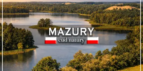 Malownicze Mazury, gdzie leży jezioro Niegocin, zachwycają zielenią lasów i spokojem wód.