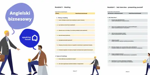 Angielski biznesowy: rozdziały o spotkaniach i rozmowach kwalifikacyjnych. "Job interview - presenting yourself" to klucz do sukcesu.