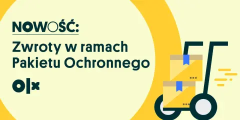 Nowość: Zwroty w ramach Pakietu Ochronnego OLX. Czy jak nie odbiorę paczki to dostanę zwrot pieniędzy? Tak, dzięki tej opcji.