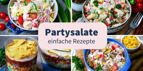 Die besten Salate zur Party: Cremige Nudel-, Kartoffel- und Schichtsalate, die jeden Gast begeistern. Einfache Rezepte für dein nächstes Fest.