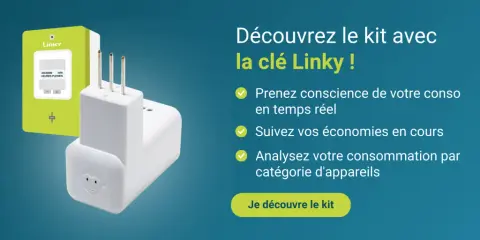 Kit Linky pour une consommation instantanée maîtrisée. Visualisez votre consommation en temps réel, suivez vos économies et analysez l'usage par appareil.