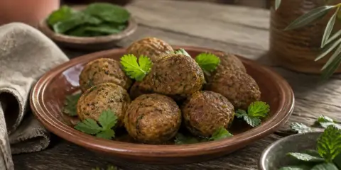 Assiette de boulettes de kefta maison, garnie de persil frais. Une recette simple et savoureuse.