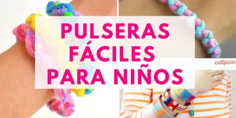 Ideas de pulseras coloridas y divertidas para niños.