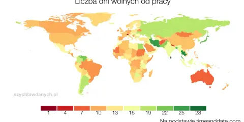 Gdzie odpoczywa się najdłużej? Kraje z rekordem dni wolnych!