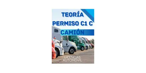 Teoría permiso C1 C camión. Obtén tu carnet C subvencionado y conduce camiones. Licencias automóvil.