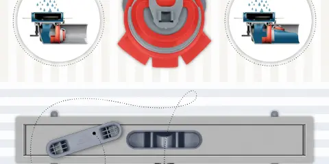 Mechanizm odpływu liniowego zapobiegający smrodom z odpływu. Schemat działania i budowy.