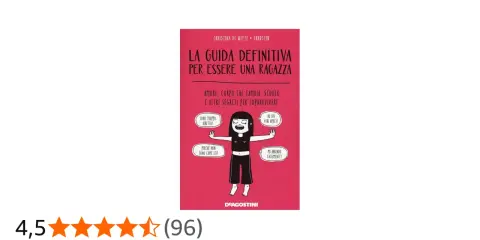 Copertina di "La Guida Definitiva per Essere una Ragazza", uno dei libri da leggere assolutamente moderni, con illustrazioni e recensioni.