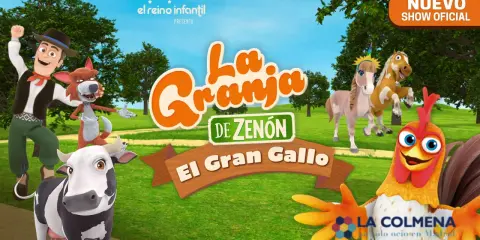 Personajes de "La Granja de Zenón" celebran el nuevo show "El Gran Gallo". ¡Disfruta de las canciones!