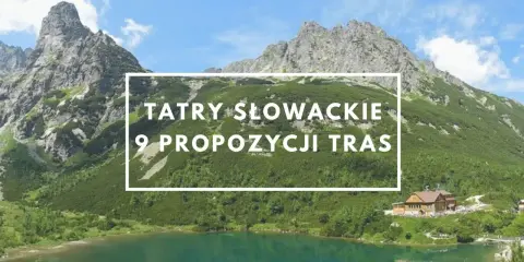 Malownicze słowackie góry Tatry z jeziorem i schroniskiem. Idealne miejsce na wędrówki.