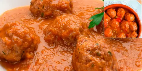 Albóndigas en salsa de la abuela, un plato casero lleno de sabor.