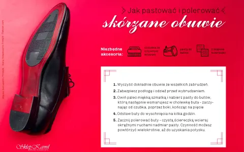 Jak pastować buty skórzane? Instrukcja krok po kroku: wyczyść, zabezpiecz, nałóż pastę, wysusz i poleruj.