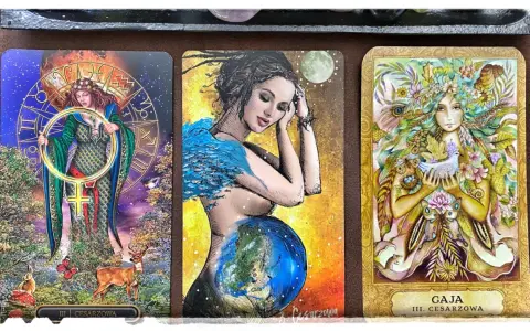 Tarot światła i cienia: opis kart Cesarzowa i Gaja. Wizerunki kobiet, symbolika natury i kosmosu.