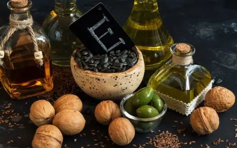 Olio, noci, olive e semi di girasole: ecco dove si trova la vitamina E, essenziale per il benessere.