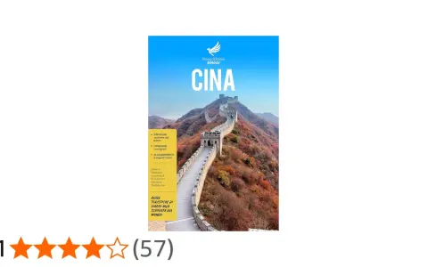 Copertina di una guida turistica "Cina" con la Grande Muraglia. Perfetta per chi cerca libri sulla Cina e vuole scoprire itinerari e segreti locali.
