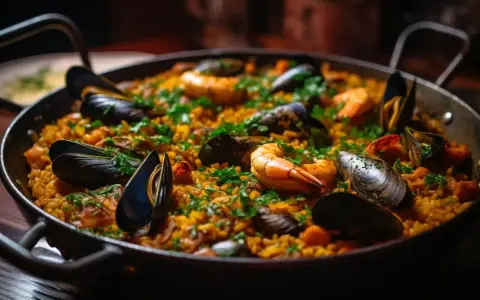 Pyszna paella z owocami morza, idealna na rodzinny obiad. Ten paella przepis oryginalny zachwyci każdego!