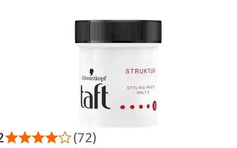 Taft Styling Paste "Struktur" mit starkem Halt (5). Diese Power Paste gibt deinem Haar den gewünschten Look.