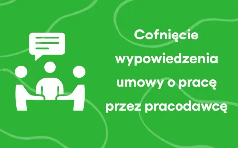 Ikona przedstawiająca ludzi przy stole i dymek dialogowy na zielonym tle.
