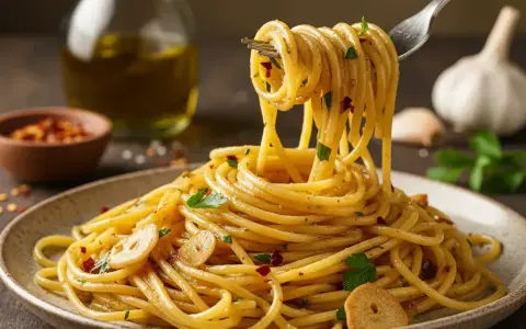 Spaghetti Aglio e Olio: Opanuj sekret kremowego sosu! Przepis eksperta