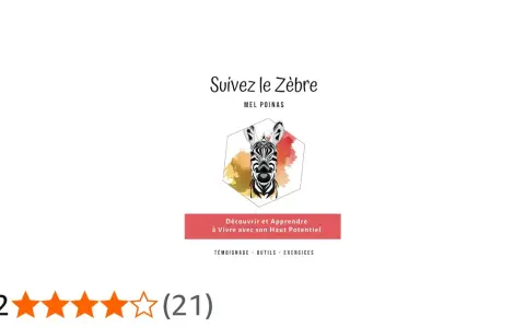 Illustration d'un zèbre stylisé, invitant à découvrir comment être un zèbre, avec des témoignages et exercices.