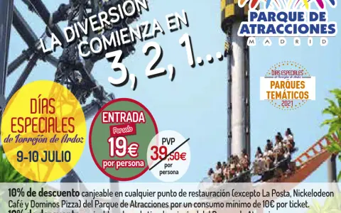 Los mejores cupones descuento parque de atracciones para ahorrar hoy