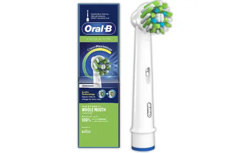 Końcówka Oral-B Cross Action z technologią CleanMaximiser. Czy do szczoteczki Oral-B pasują wszystkie końcówki? Ta jest kompatybilna z większością modeli.