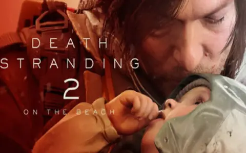 El póster de Death Stranding 2 muestra a Sam Porter Bridges cuidando a un bebé.