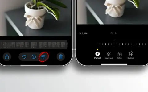 Edycja zdjęć na iPhonie: ikona filtrów pozwala na edycję, jak wkleić zdjęcie na zdjęcie.