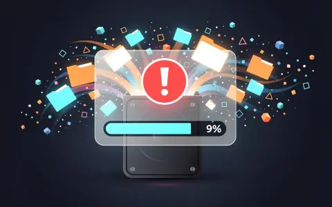 Błąd w systemie windows c! Pliki wylatują z dysku, pasek postępu 9%.